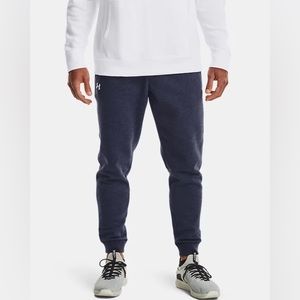 Under Armour Men's Navy UA Hustle Fleece Joggers-NWT
